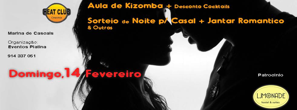 Valentine's Day # Aula Kizomba - Entrada Livre