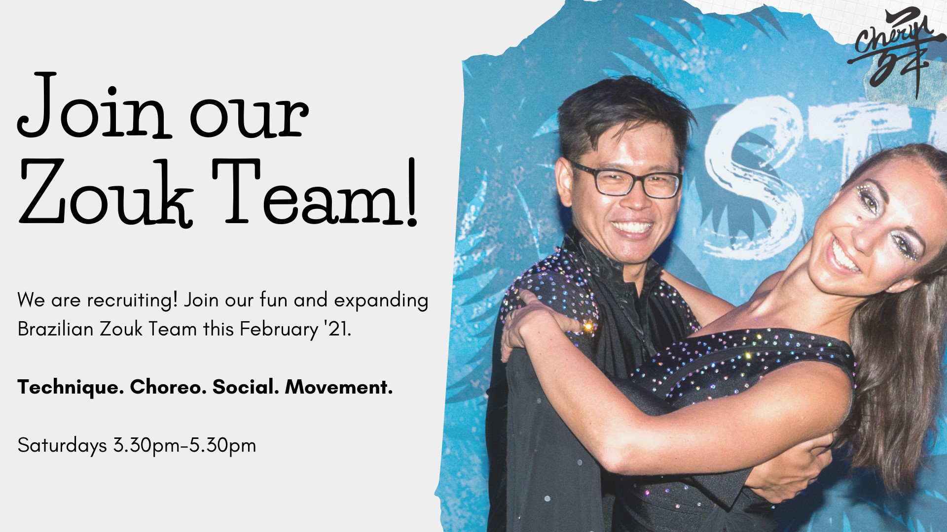 CWDS Zouk Team Recruitment Drive - Join our Team!