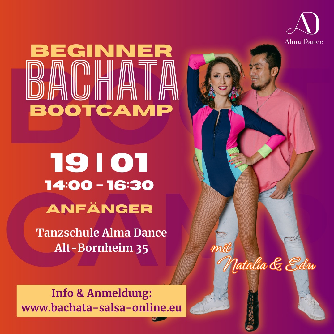 Bachata Basics Intensive Bootcamp Frankfurt am 19 Januar 2025