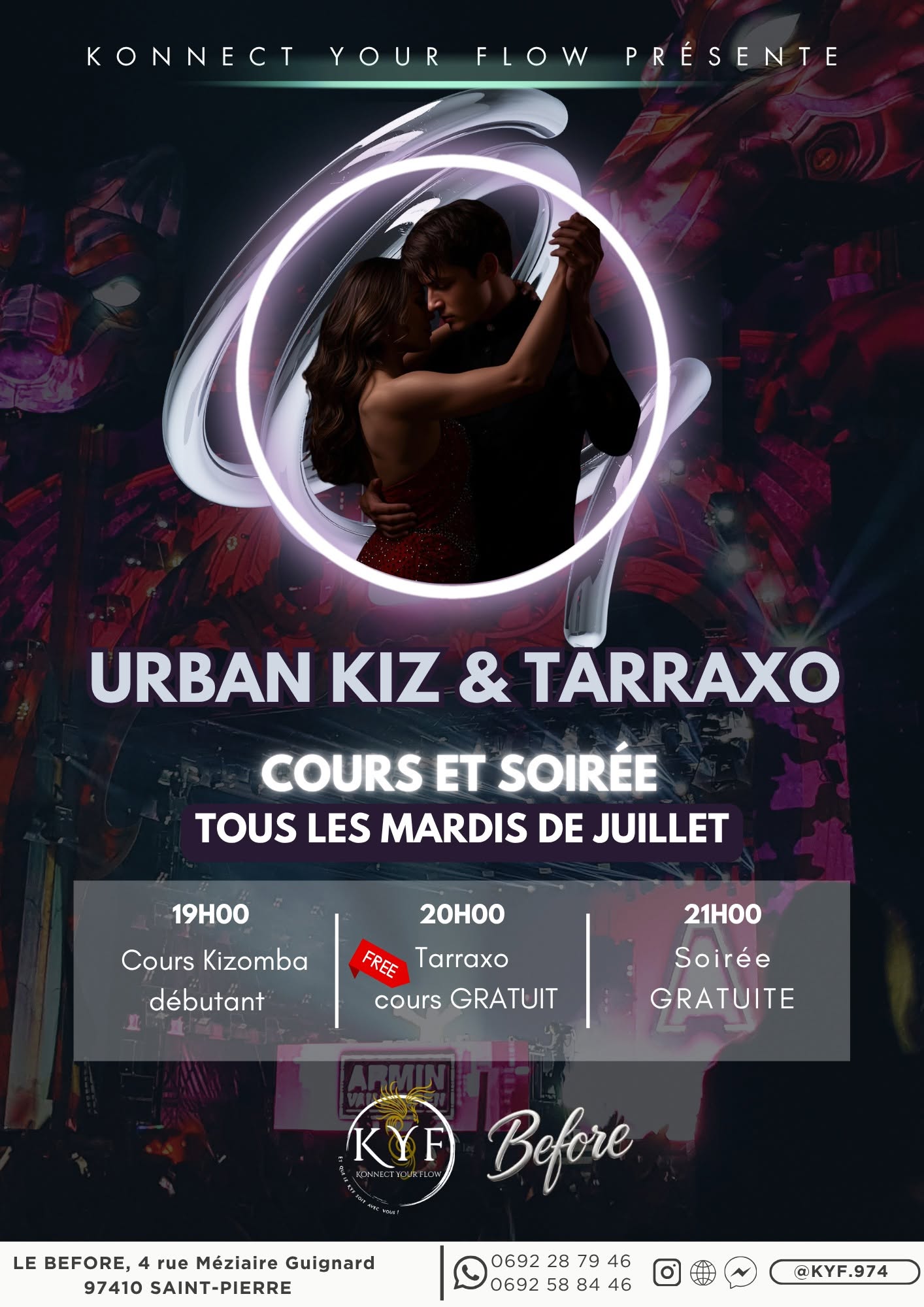✨COURS KIZOMBA TARRAXO - TOUS les MARDIS au Before✨