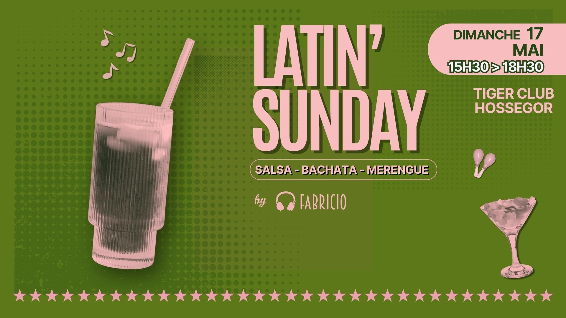 LATIN' SUNDAY, dès 15h30 : salsa, bachata, merengue à Hossegor