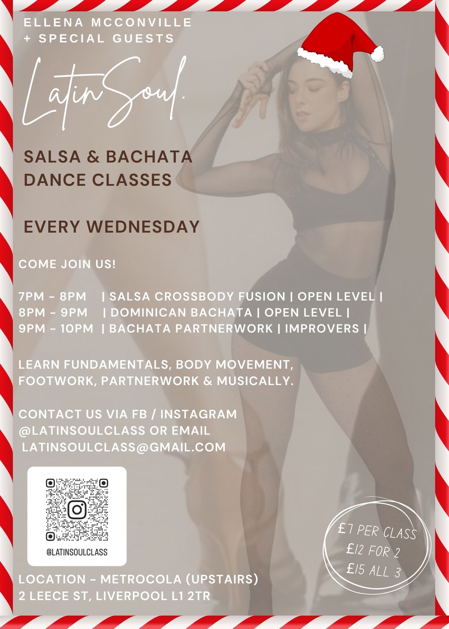 LAST CLASS OF THE YEAR!! LatinSoul salsa and bachata class!