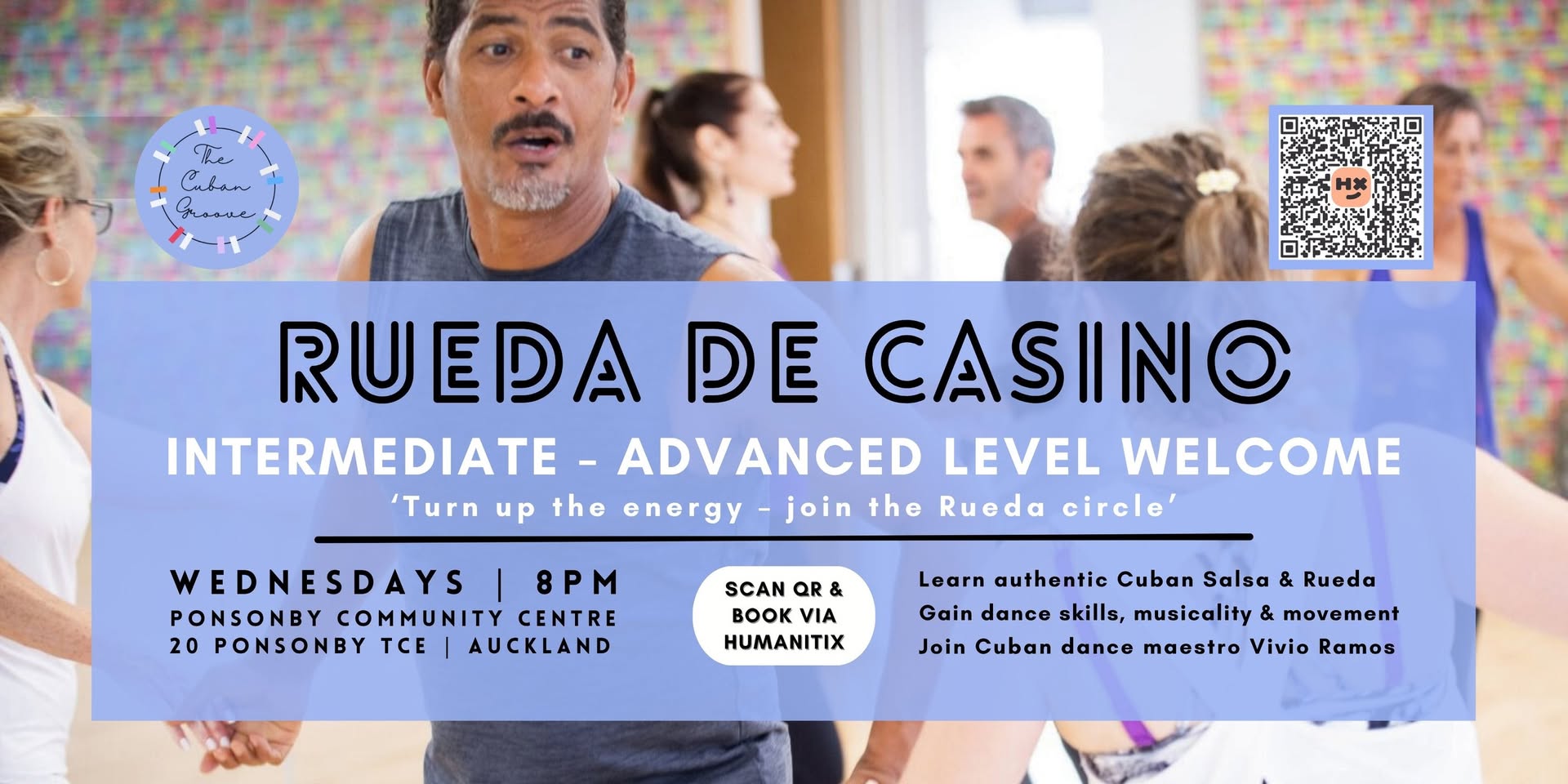 Take Your Cuban Salsa & Rueda to the Next Level Intermediate to Advanced Ponsonby 8PM