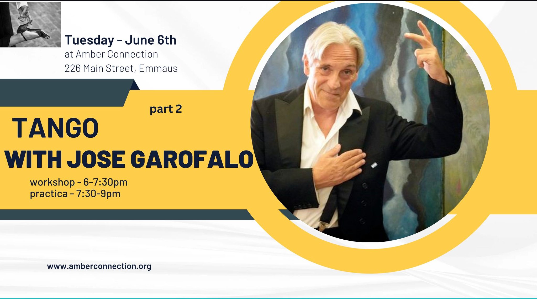 WE are dancing tango with Jose Garofalo!