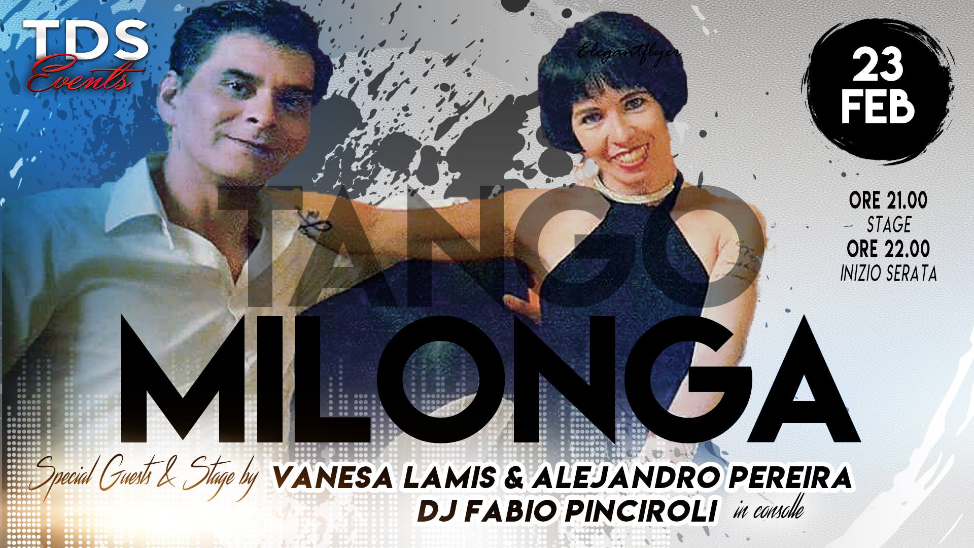 ❦ TDS Milonga ❦ Sabato 23 Febbraio ❦ Stage e Serata