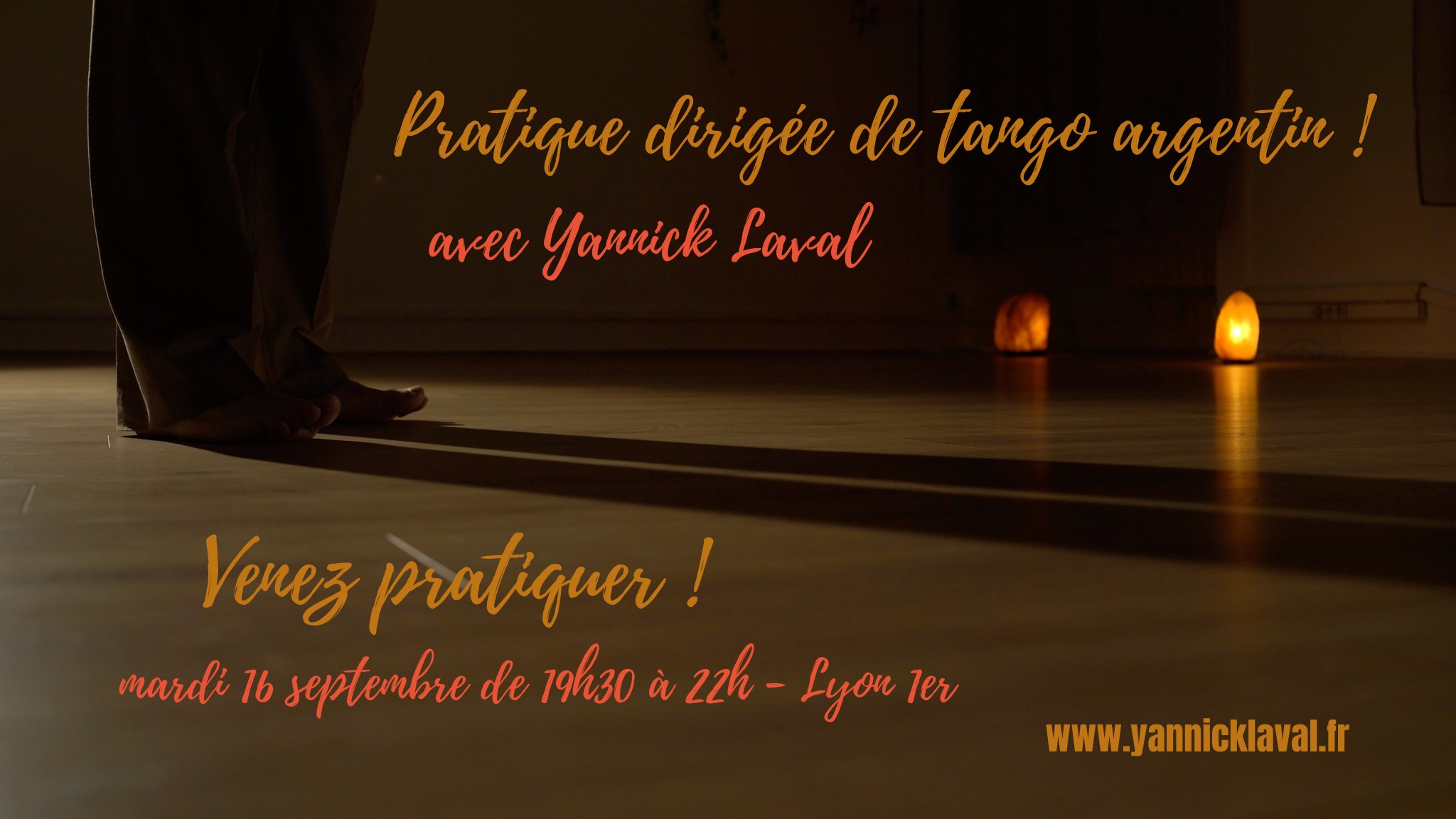 Pratique dirigée de tango argentin avec Yannick Laval ! 💃🕺