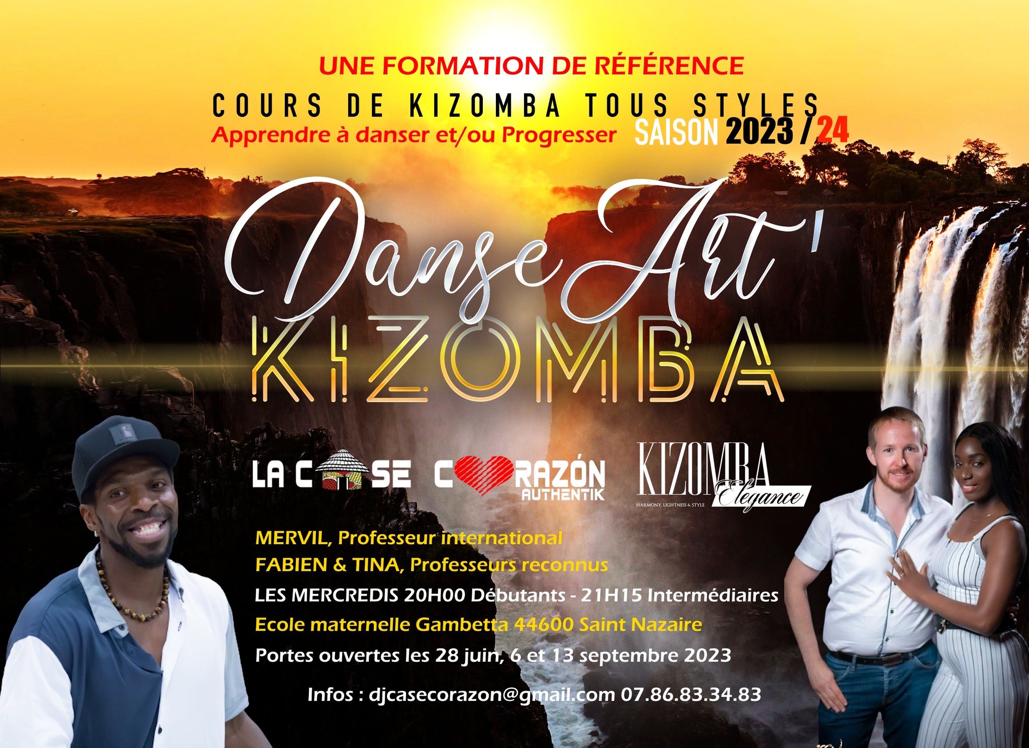 Portes Ouvertes - Cours de Kizomba - Danse Art' Kizomba - Venez essayer gratuitement