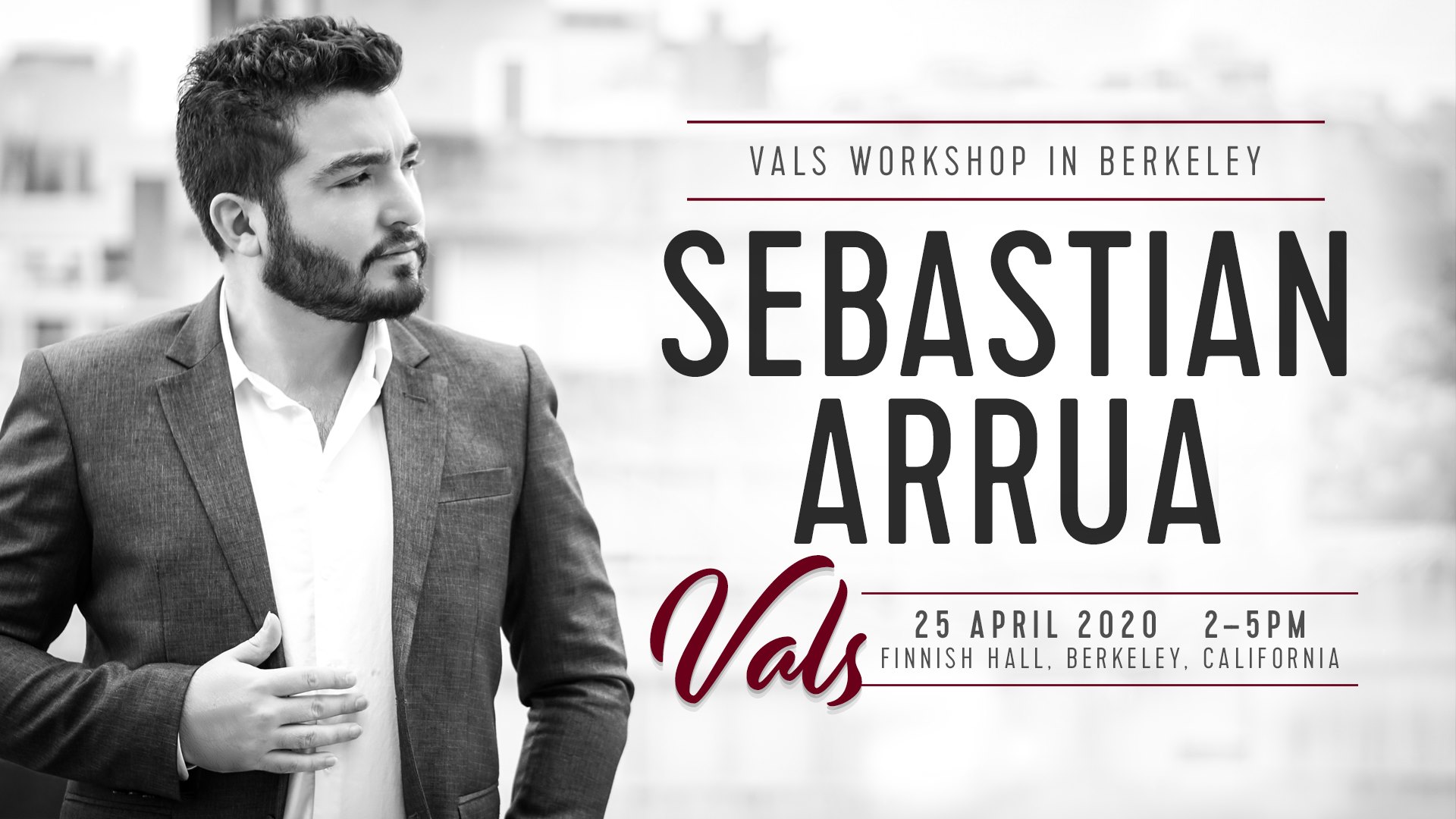Cancelled - Tango Laboratory with Sebastian Arrua: Vals!