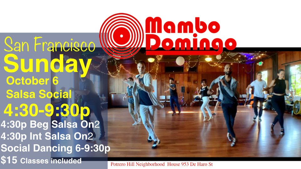 Mambo Domingo Social-October 6th 2019