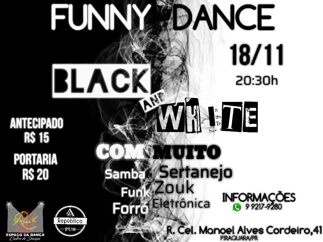 Funny Dance Black and White