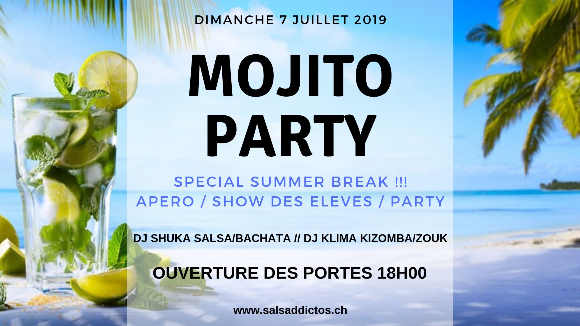 Mojito Party Apéro de Fin de Semestre Shows Pratique Zouk