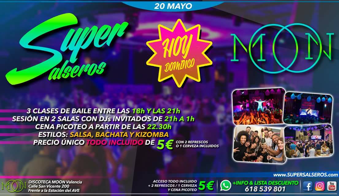 Fiesta SúperSalseros en MOON