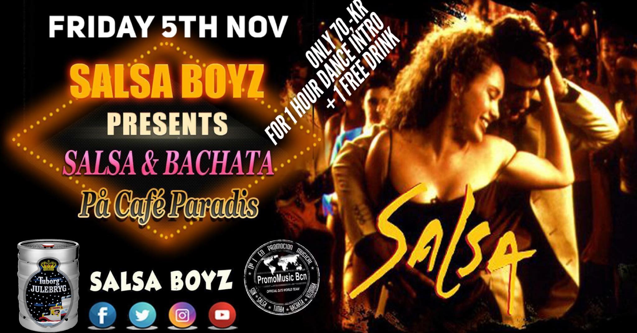 Salsa & Bachata på Café Paradis (Presented by Salsa Boyz)