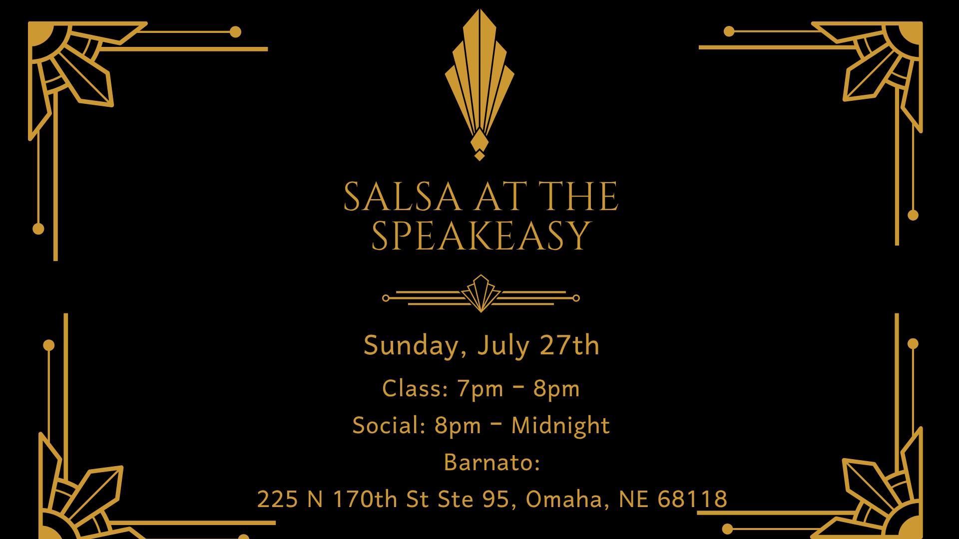 🔥 Salsa at the Speakeasy🔥