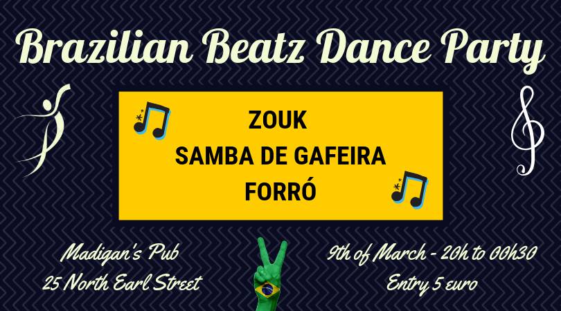 Brazilian Beatz Dance Party - 9th of March