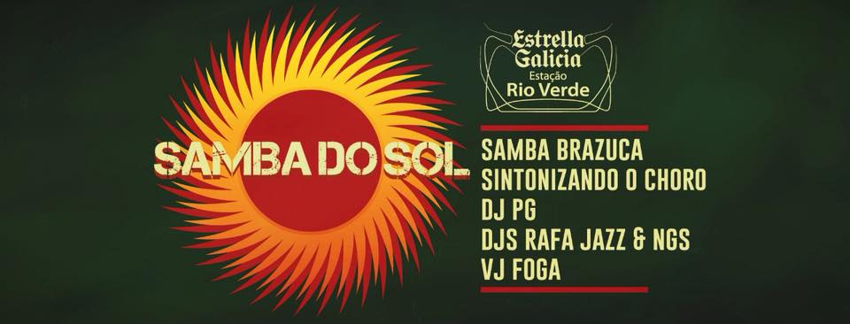 Samba do Sol na Vila Madalena *Grátis* no Rio Verde!