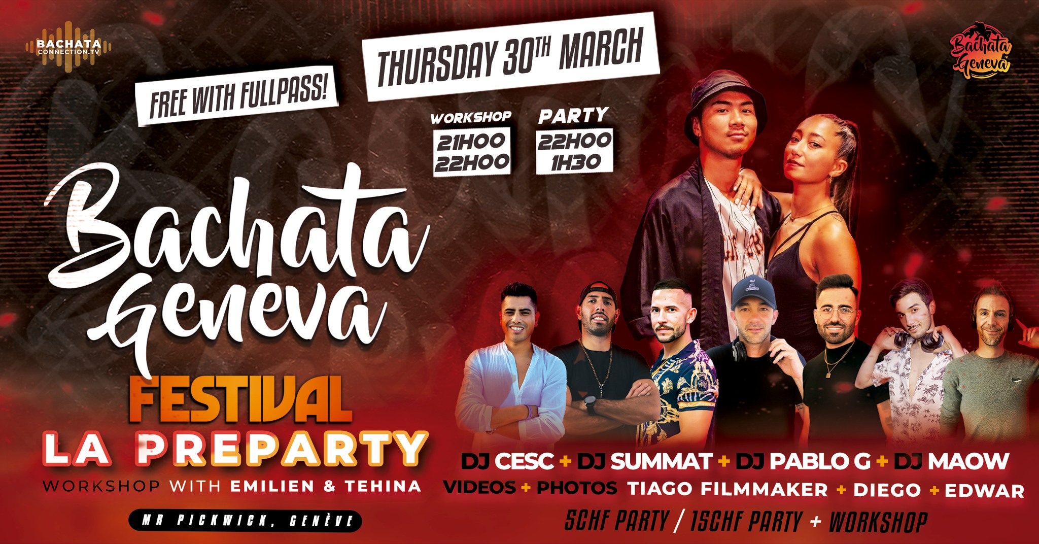 La PREPARTY - Bachata Geneva Festival - The Festival of Nations
