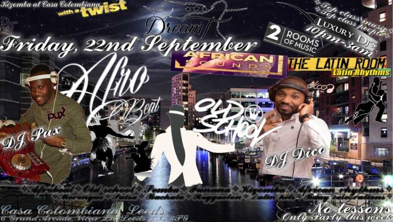 ★Friday Kizomba WithATwist★2ROOMS: African & Latin★DJ Dico, Pux