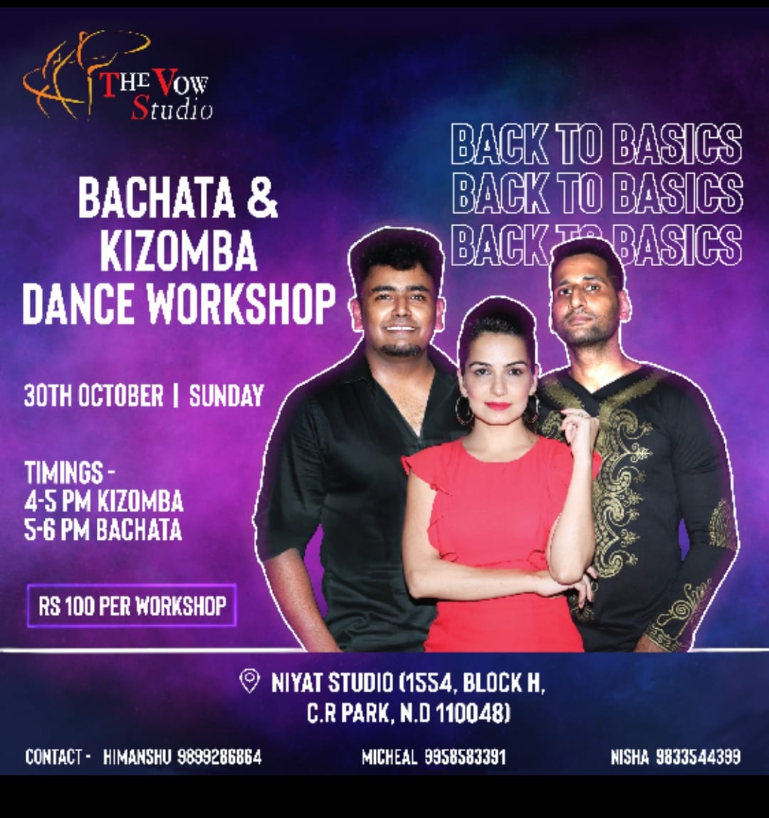 Bachata & Kizomba Workshop for beginners