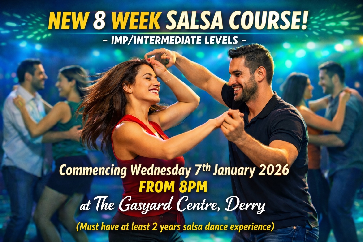 8 WEEK SALSA COURSE IMP INTER LEVELS