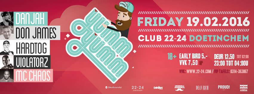 Yumm Yumm 19 februari Club 22-24 Doetinchem