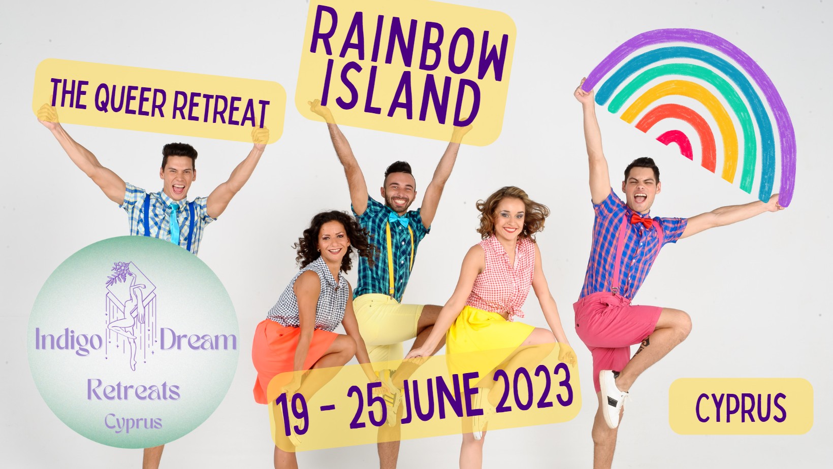 Rainbow Island. The queer retreat (6-night retreat in Cyprus)