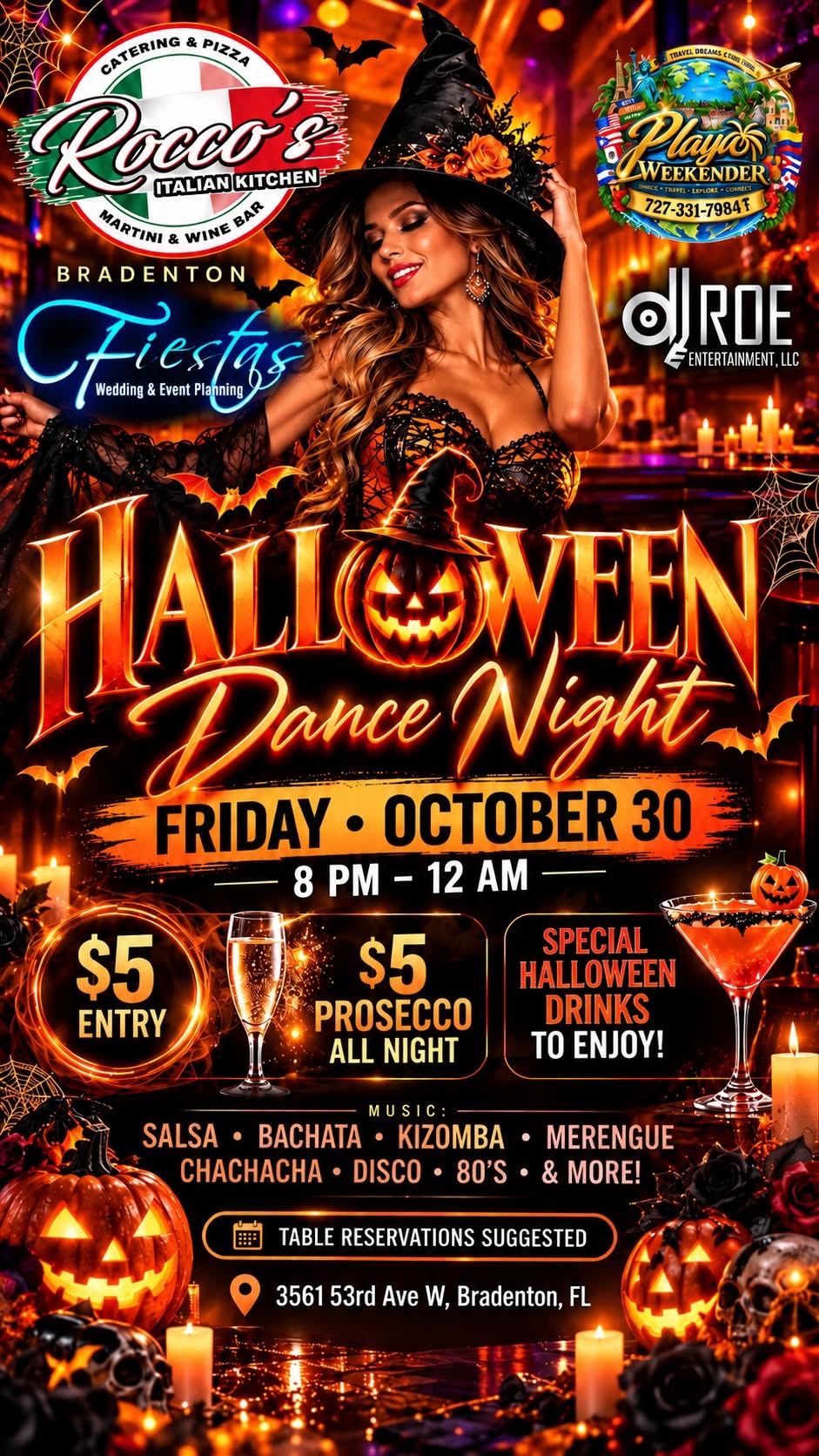 Halloween Friday Dance Night at Rocco’s