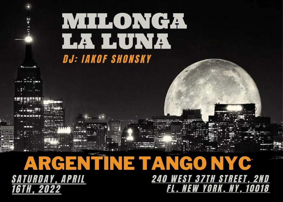 Milonga La Luna w DJ Iakof Shonsky