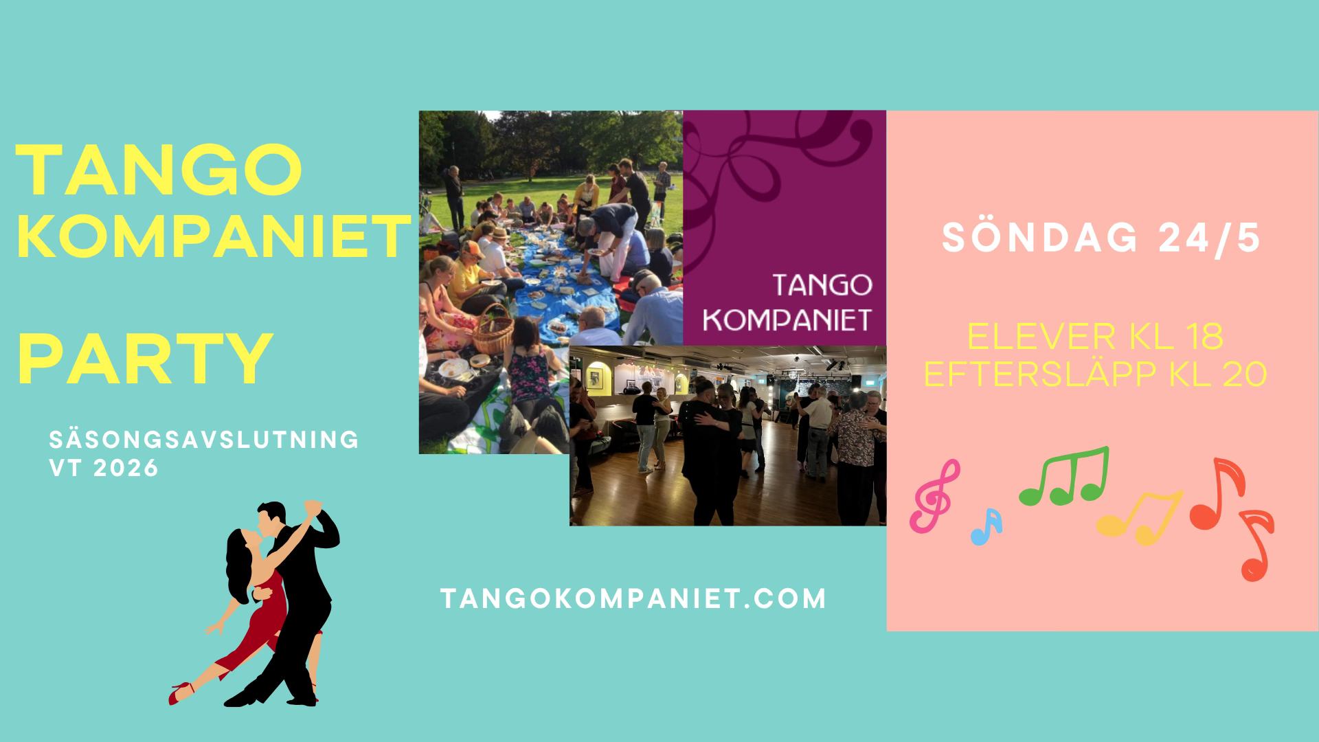 Tangokompaniet Party vt 2026