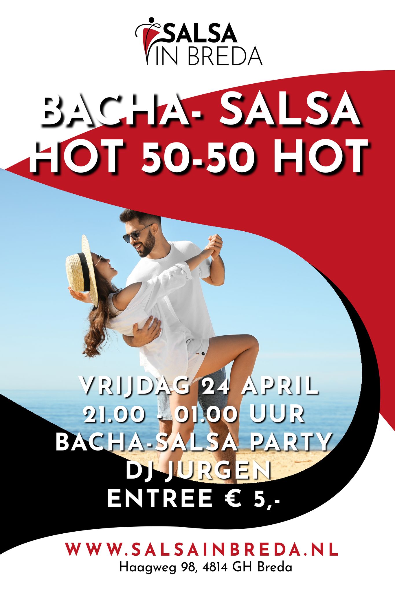 BACHA-SALSA 50-50 Dansschool Salsa in Breda