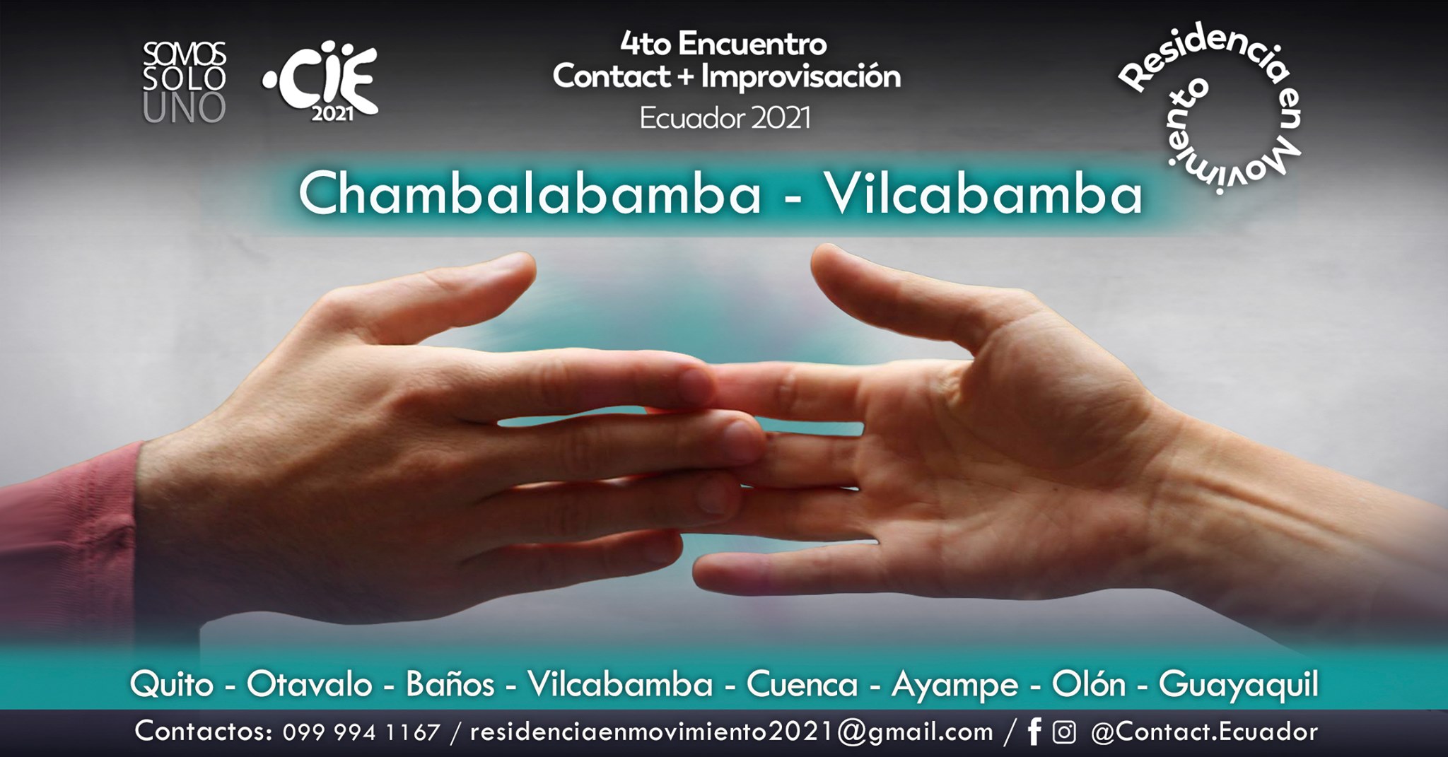 Residencia en movimiento Contac+Improvisación Vilacabamba (Comunidad Chambalabamba)