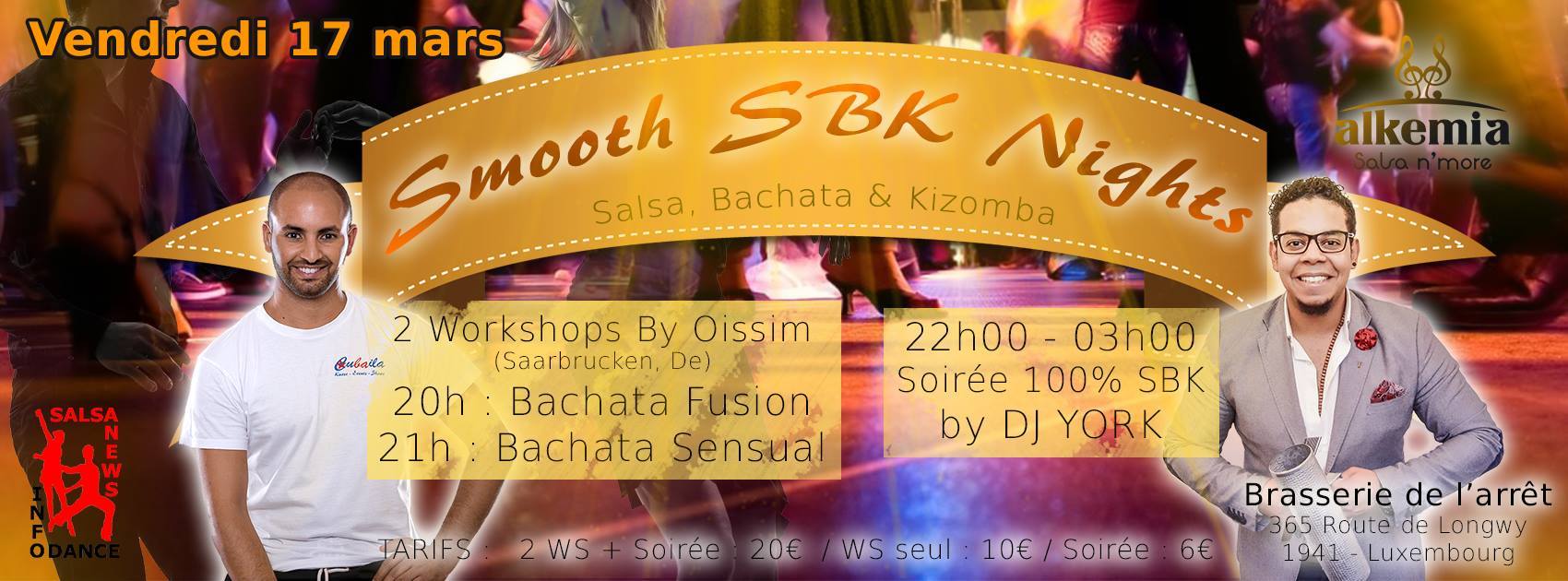 Smooth SBK Nights at Brasserie, with Guests, Oissim, and Dj York