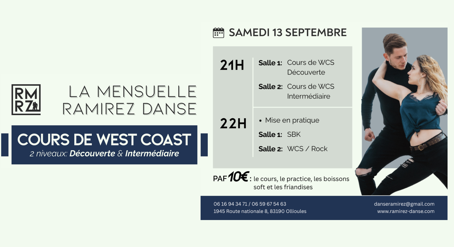 La Mensuelle Ramirez Danse avec cours de WCS