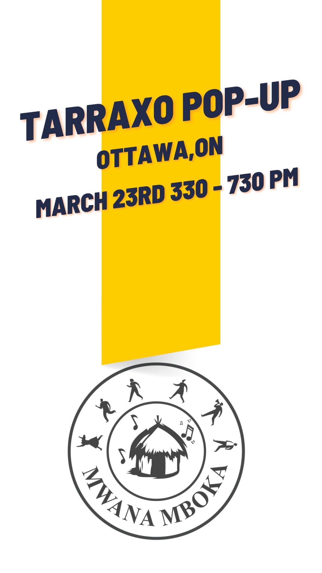 TARRAXO POP-UP : Ottawa edt with Mr.Ahombi