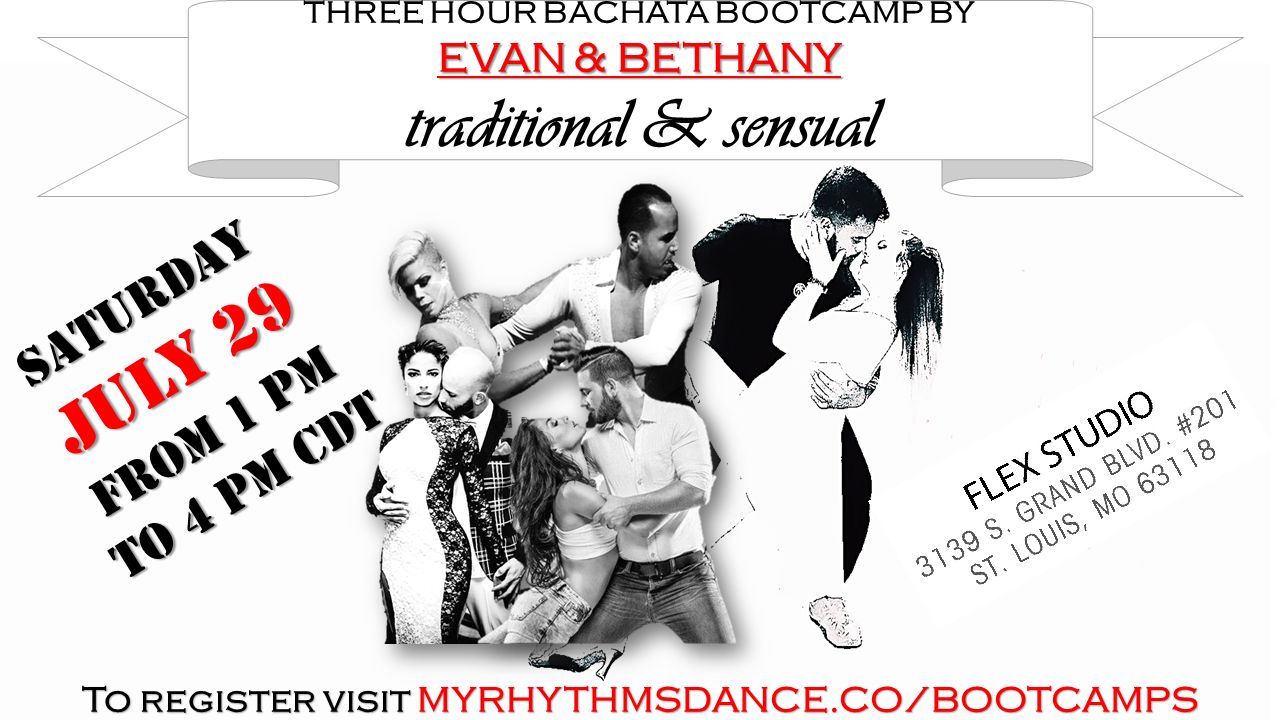 St. Louis Bachata Bootcamp by Evan & Bethany + Island Touch Info Session