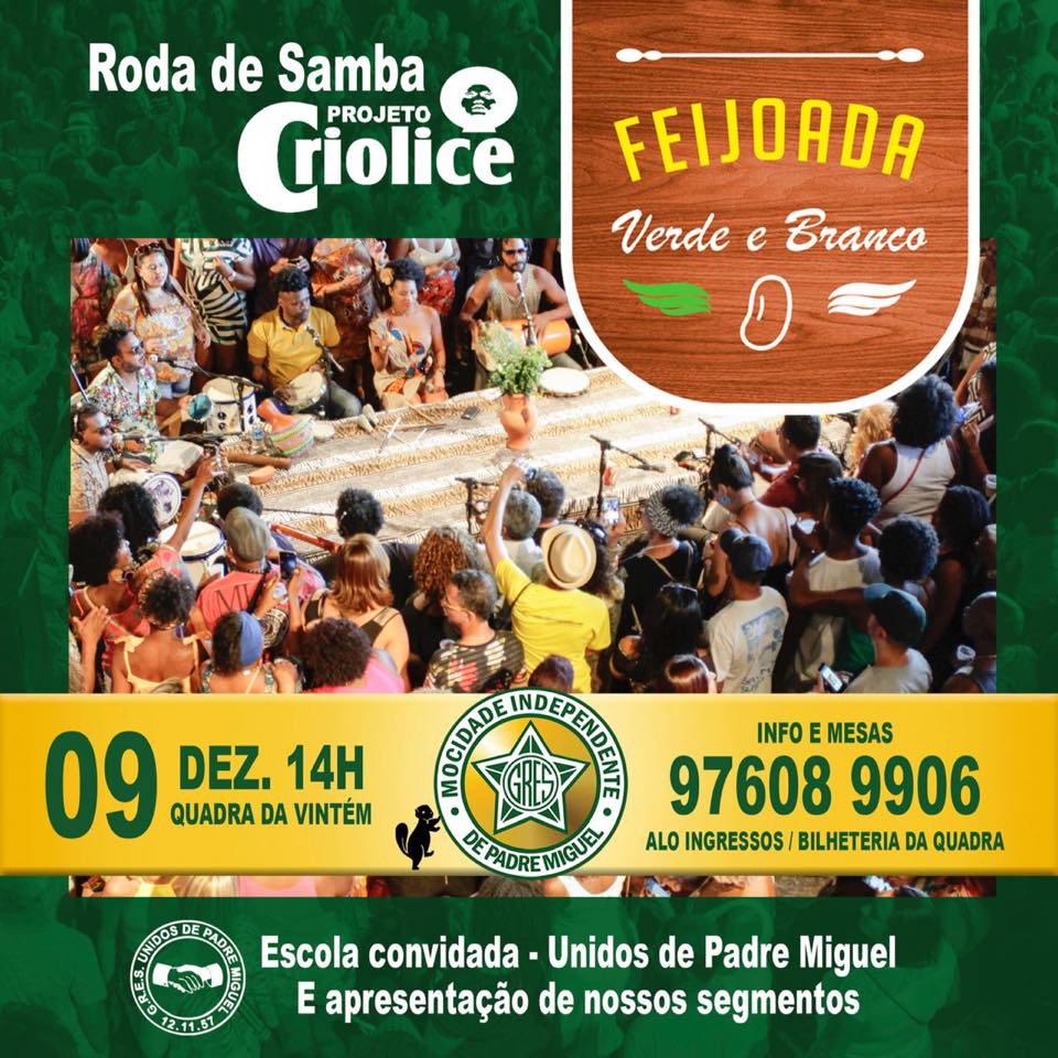 Feijoada Verde e Branco - Edição de Dezembro