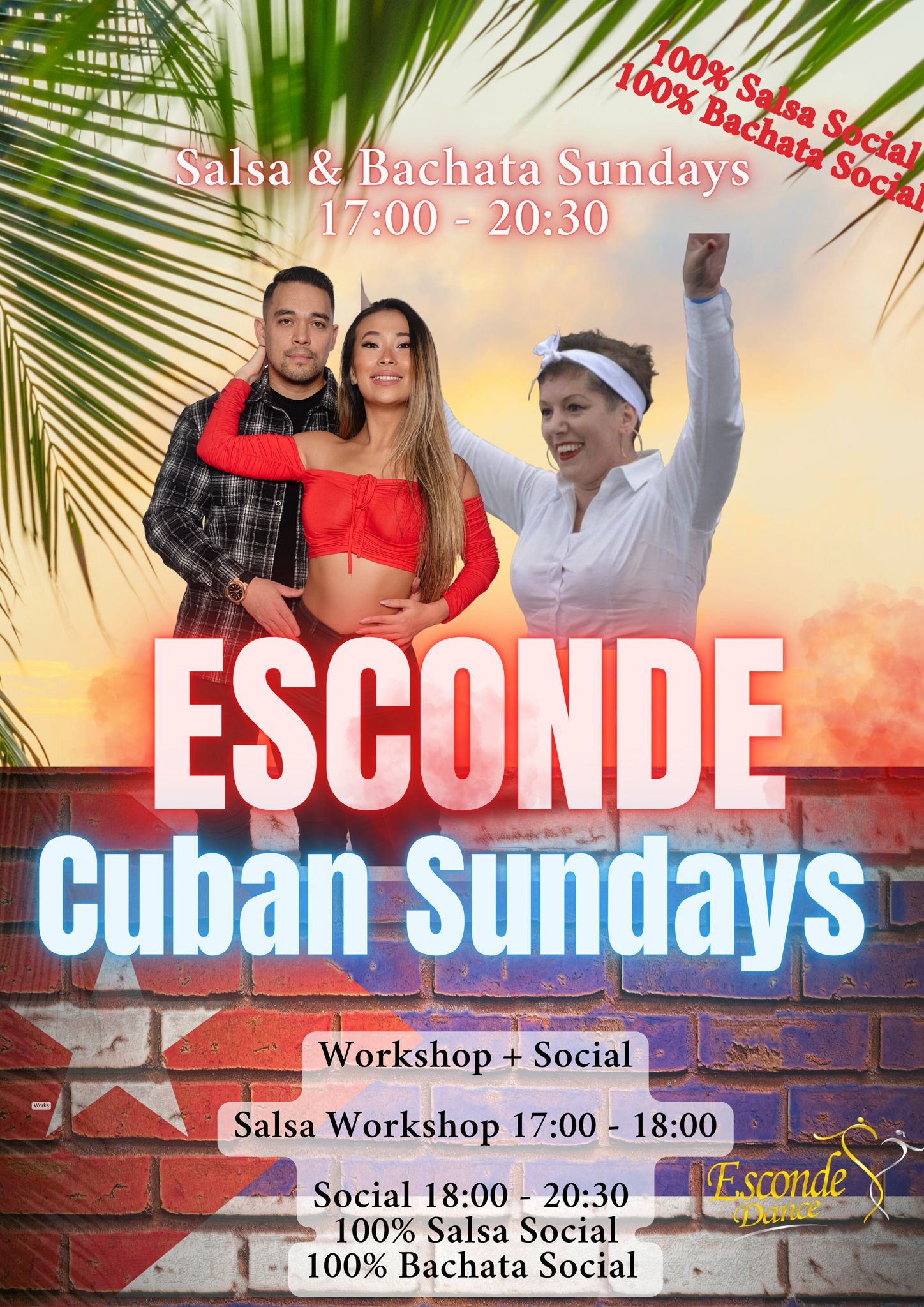 Esconde Cuban Sundays 🇨🇺 - Salsa Social Dance and Workshop ✨️