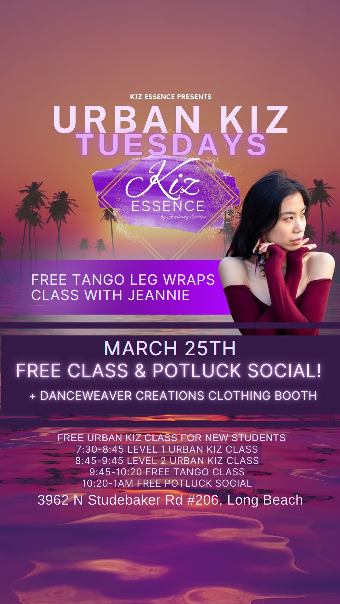 Urban Kiz Tuesdays Free Class:Tango Leg Wraps & Free Potluck Social!