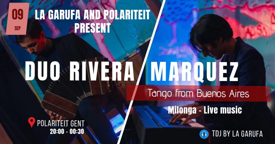 Milonga + Live Tango Dúo Rivera Marquez
