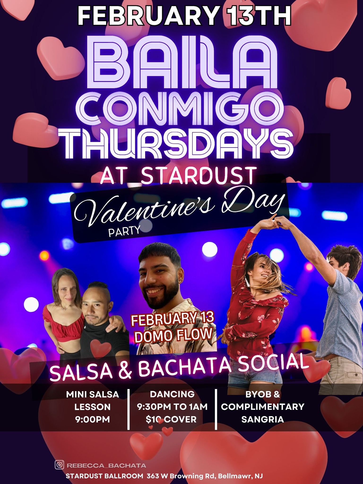 Baila Conmigo Valentine's Day Party
