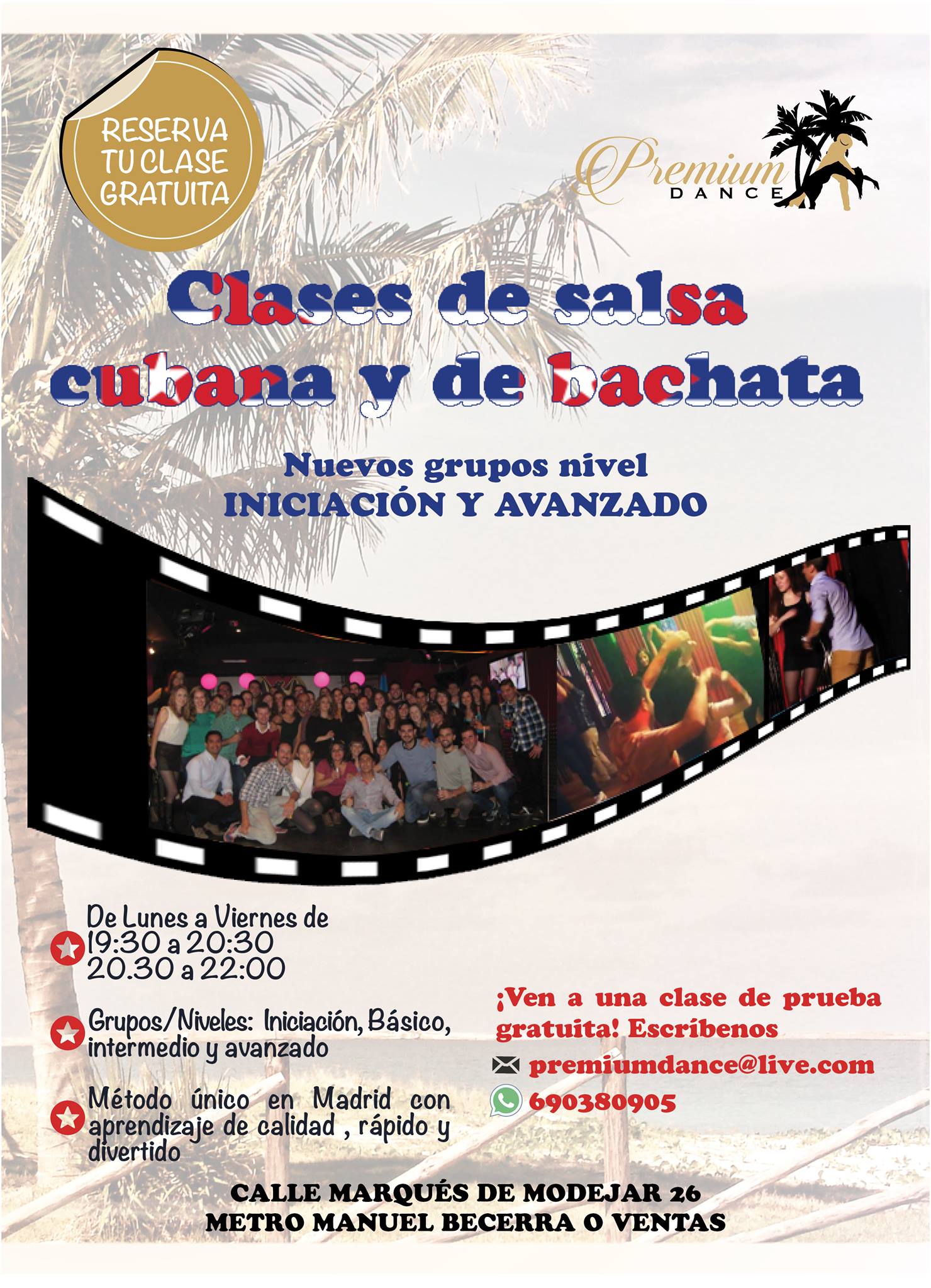 Clase de Salsa Cubana nivel Basico Gratis!