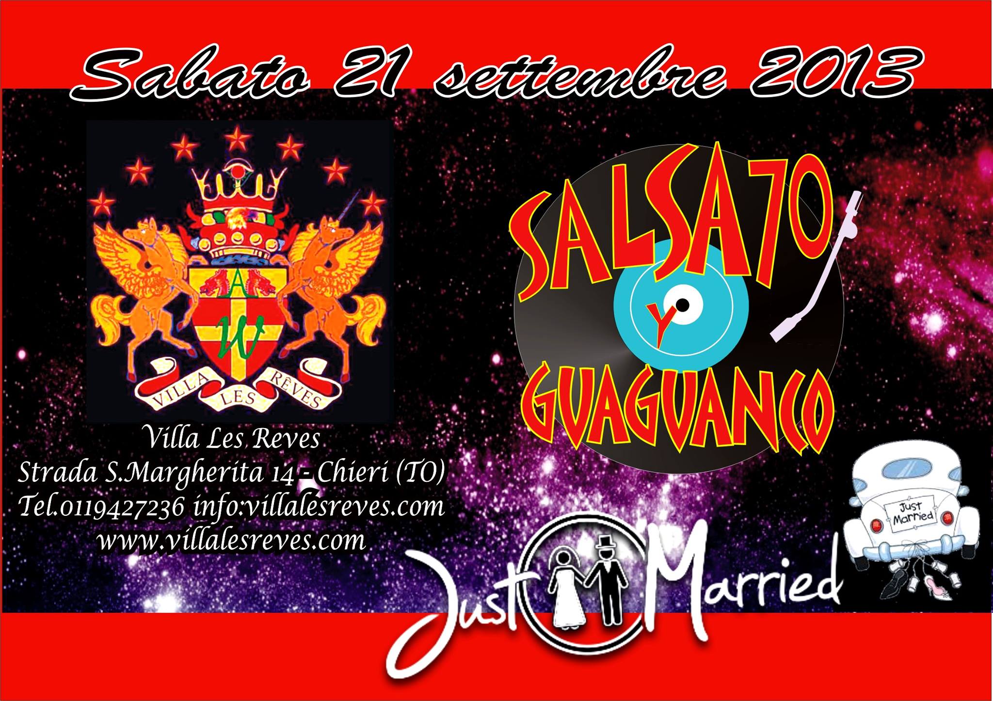 SALSA70yGUAGUANCO VILLALESREVES & JUST MARRIED