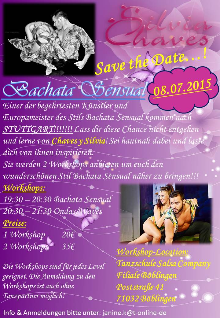 Chaves y Silvia Bachata Sensual Workshop
