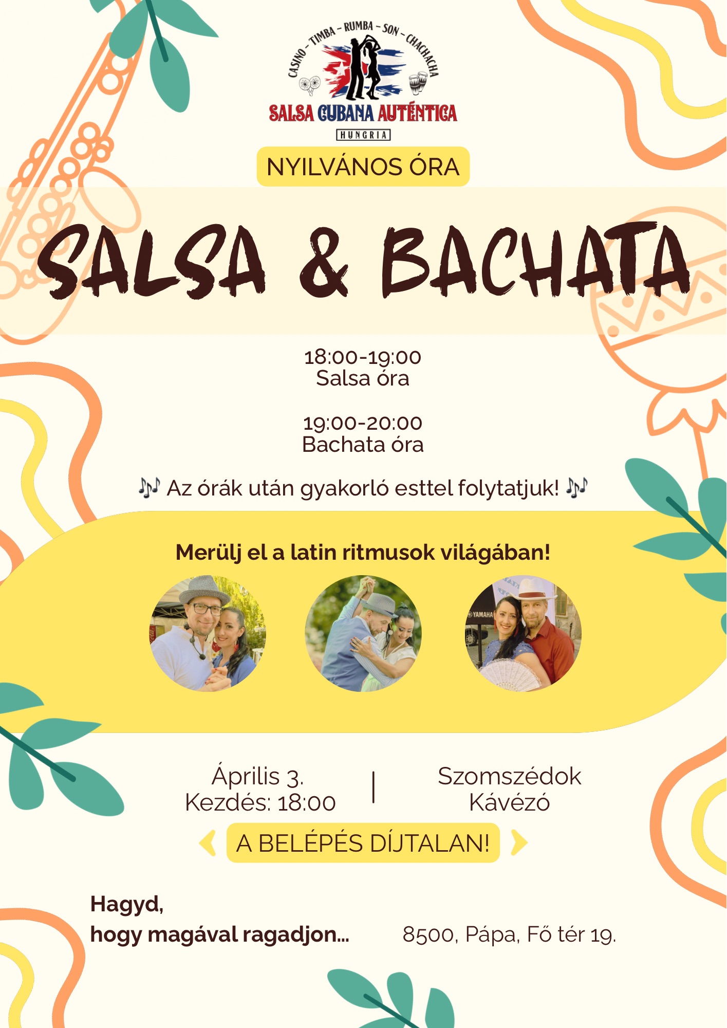 Nyilvános SALSA & BACHATA óra