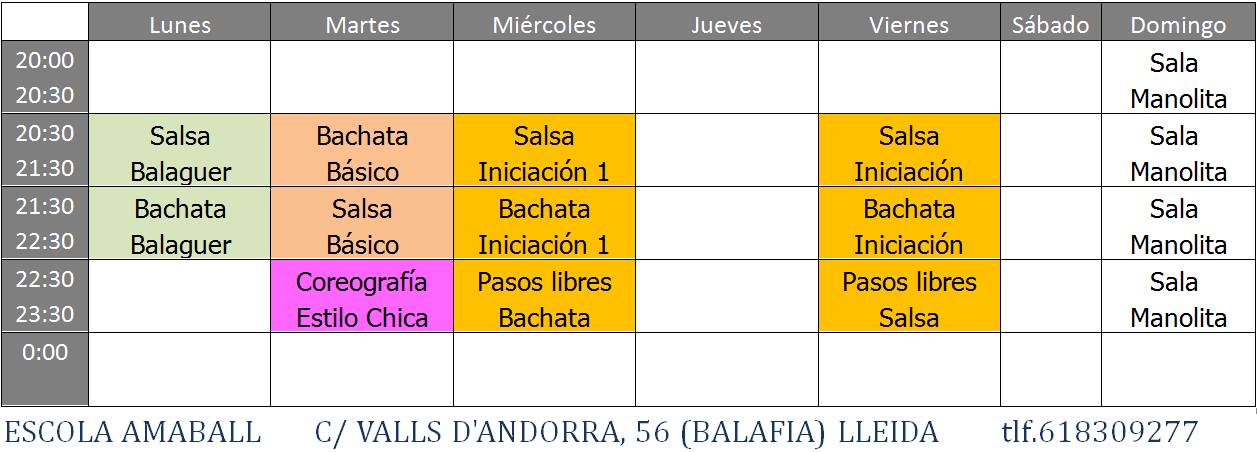 Clases de Salsa y Bachata