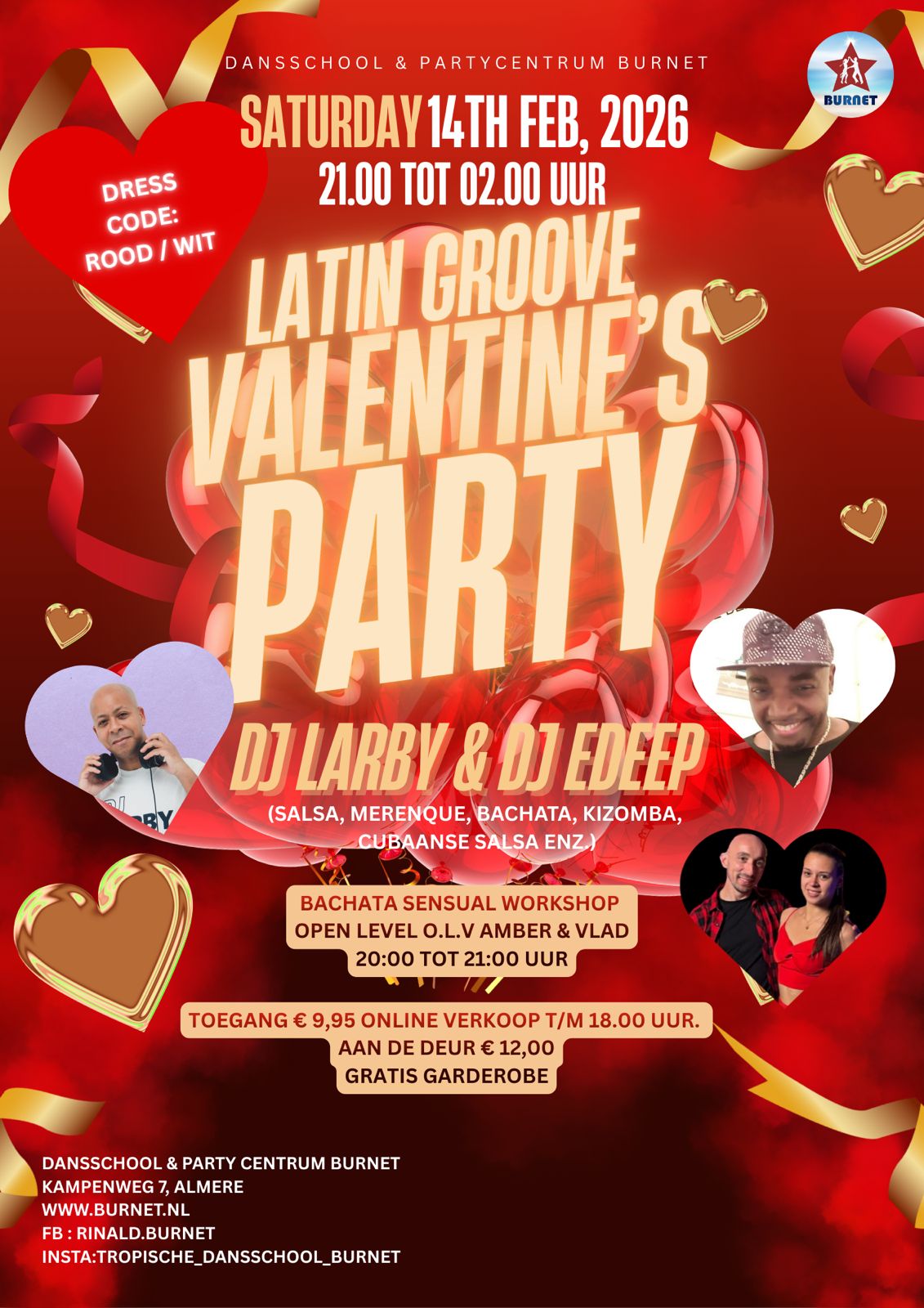 Latin Groove Valentine Party