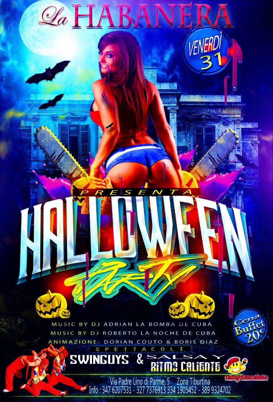 °*°*HALLOWEEN GHOST PARTY°*°*LA HABANERA°*°*VENERDI 31 OTTOBRE°*°*