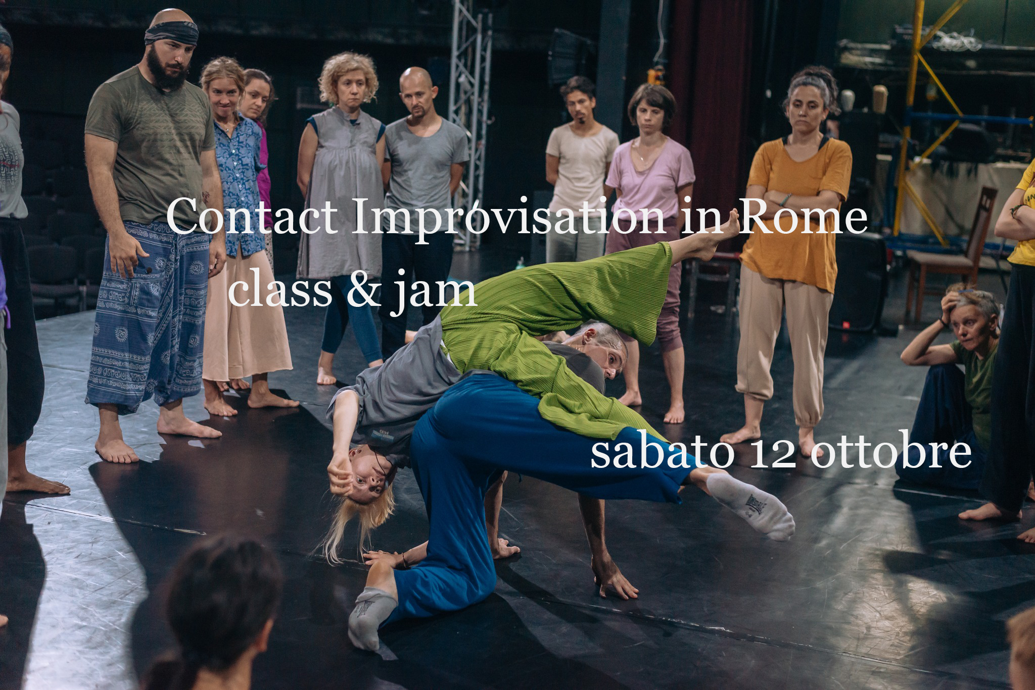 Contact improvasation in Rome with Sergey Semichev