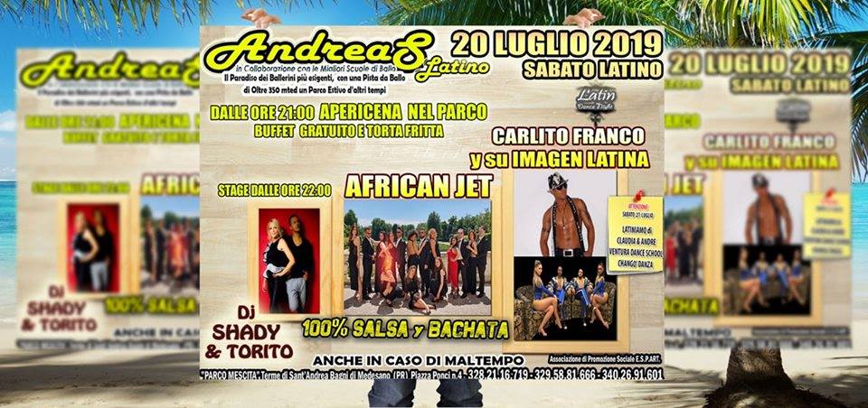Andrea's African Jet Carlito Franco Apericena&TORTA Fritta