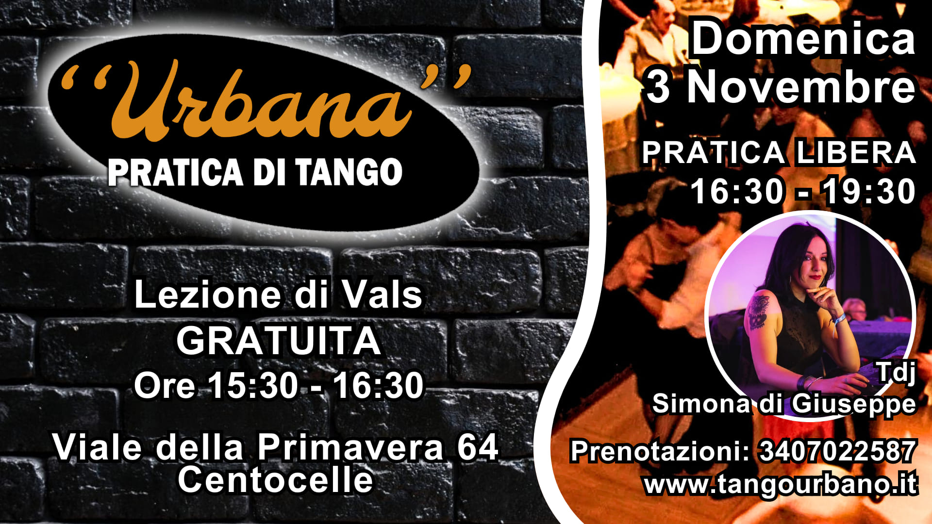 Pratica ''URBANA'' Tango Argentino